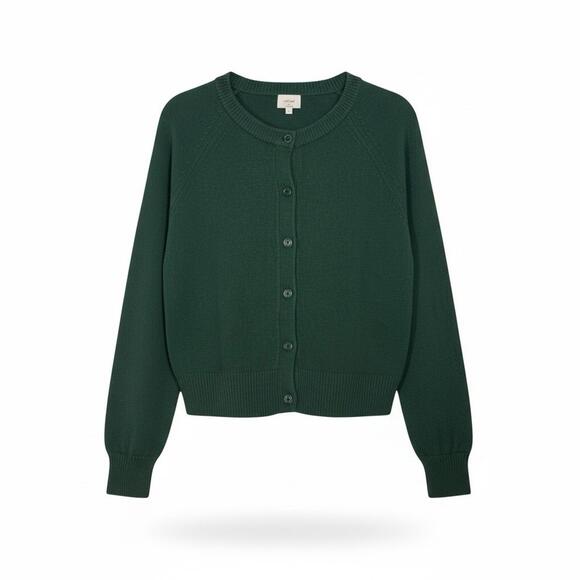 Aritzia Sweaters - Aritzia Wilfred Wool Cashmere Cardigan Green Button Front Womens Medium Sweater